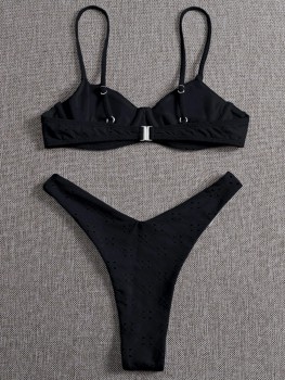 Bikini - Esmee   -   Lila/Zwart/Wit