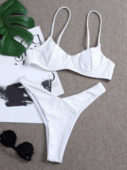 Bikini - Esmee   -   Lila/Zwart/Wit