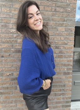 blouse- Eefje / Blauw