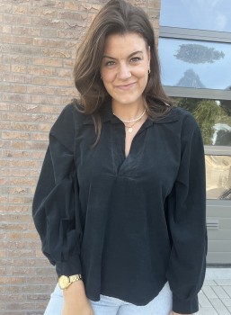 blouse- Ellen / Zwart