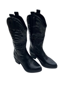 Cowboy boots - zwart