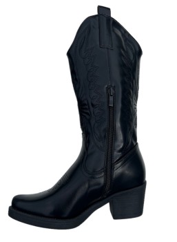 Cowboy boots - zwart