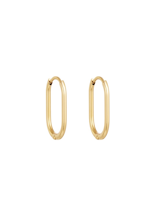 Oorbellen - Oval hoops