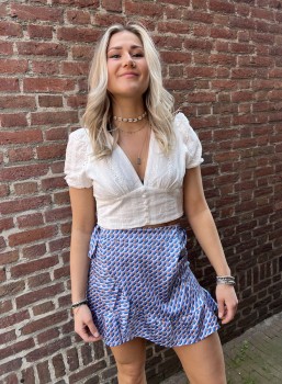 Top - Daisy wit