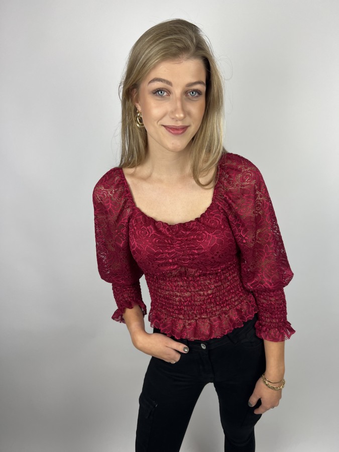 Top - Manja / Bordeaux rood