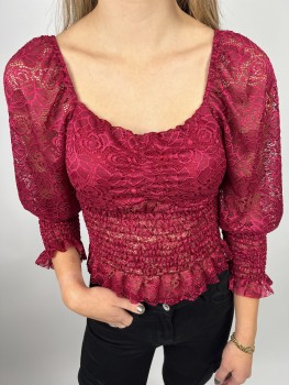 Top - Manja / Bordeaux rood