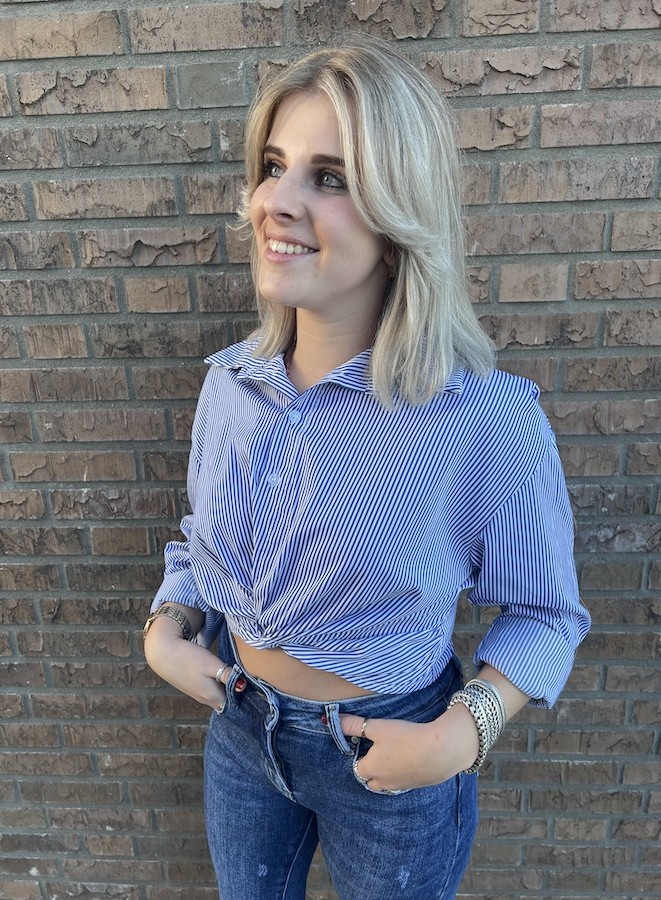 Top - Milou / Blauw